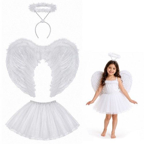 Kids white angel fairy - kids,