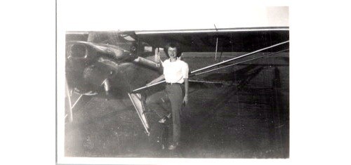 1950s aviatrix photograph - aviatrix,