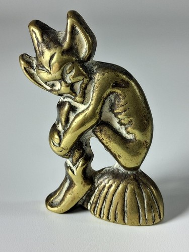Vintage brass piskie pixie - pixie, /