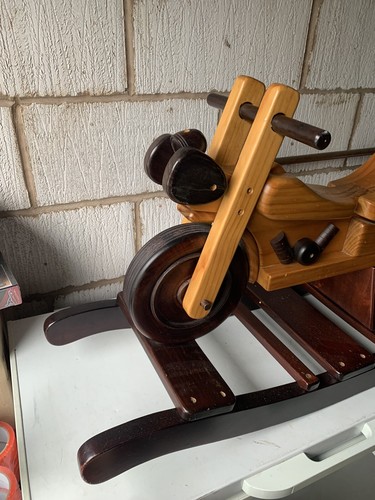 Solid wood motorbike rocking - solid,