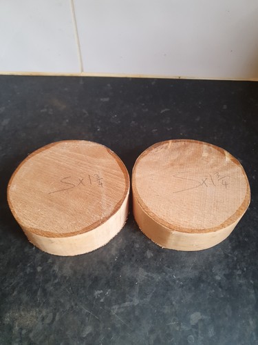 Beech bowl blanks set - 2, /