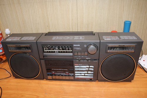 Vintage philips 8438 boombox - philips,