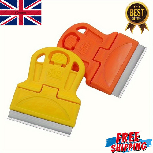 Mini scraper sticker - sticker, glue
