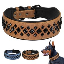 Leather Large Dog Collar Heavy