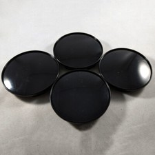 4x 68mm Black Wheel Hubs Center Hub Cap Universal Wheel Rim Hub Covers Caps