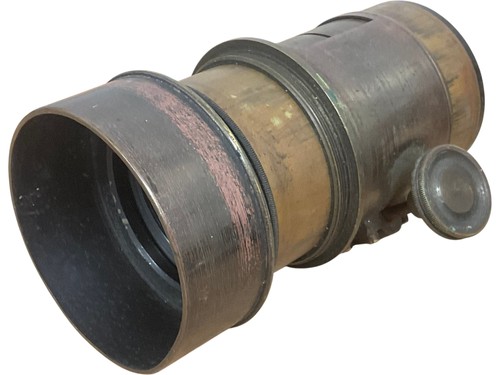 Petzval brass vintage camera - brass,