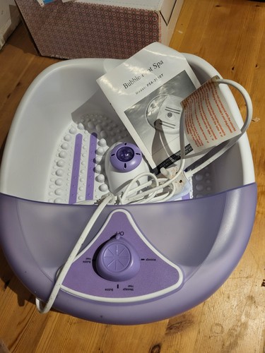Bubble foot spa - foot,
