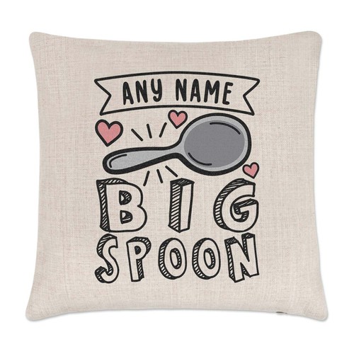 Personalised big spoon - big, cushion