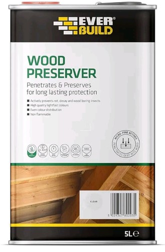 Everbuild clear wood preserver - clear,