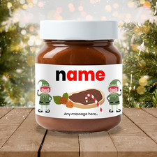 Personalised to fit Nutella or