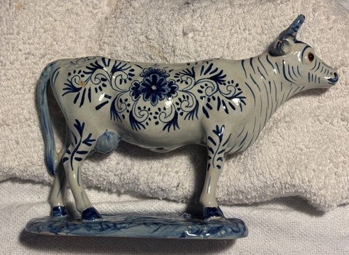 Antique delfts cow - 1770, de