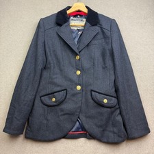 JOULES Tweed Jacket UK 12 Navy