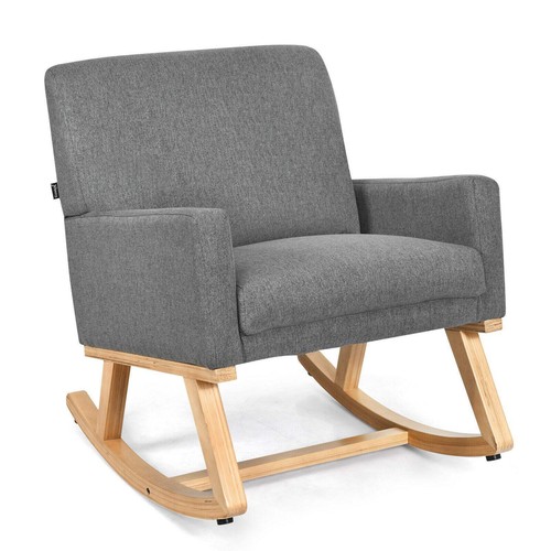 Upholstered rocking chair with - upholstered,