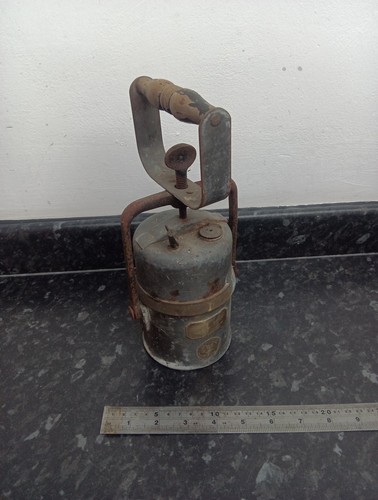 Antique carbide miners lamp - antique,