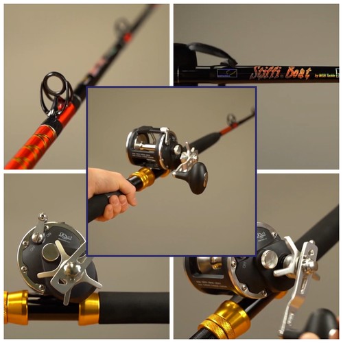 Boat fishing rod reel combo - fishing,