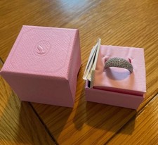 Swarovski  Sublima  ring , White, Rhodium plated Size 55 Brand new RRP £139