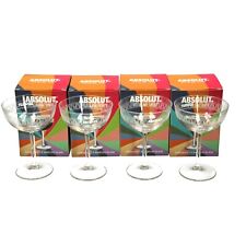 4 x NEW Rare ABSOLUT Vodka Limited Edition Martini Style Boxed  with FREE Jigger