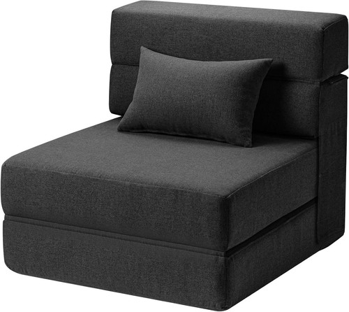Single folding sofa bed - sofa, chair