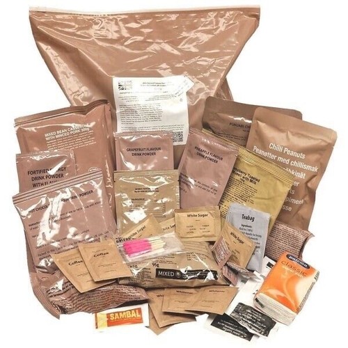 British army ration - army, packs