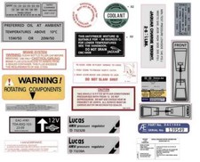 XJS ABS OR NON ABS JAGUAR V12 & XJS H.E. stickers