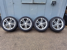 VAUXHALL INSIGNIA MK1 GENUINE 18" ALLOY WHEELS 3 GOOD TYRES 245/40 R18 FAST P&P