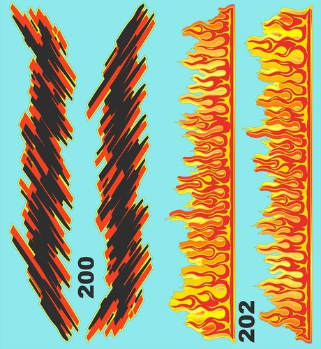 Accent decal sheet 200 202 - accent, 200-202