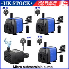 Submersible Water Pump Fish Tank Aquarium Pond Fountain Sump 1500 Litres/Hr ~UK