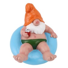Pool Floater Gnome Statue