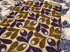 Orla Kiely large scarf purple