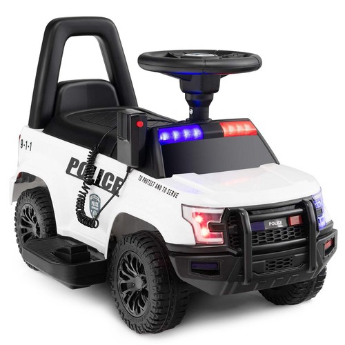 Kids ride police car - kids,