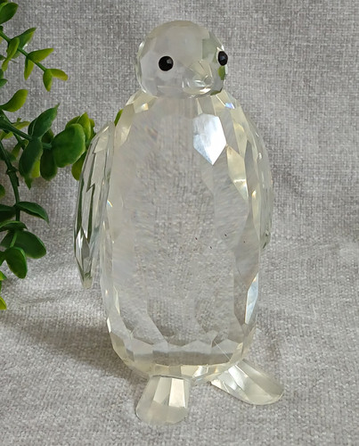 Clear faceted crystal - faceted, 6"