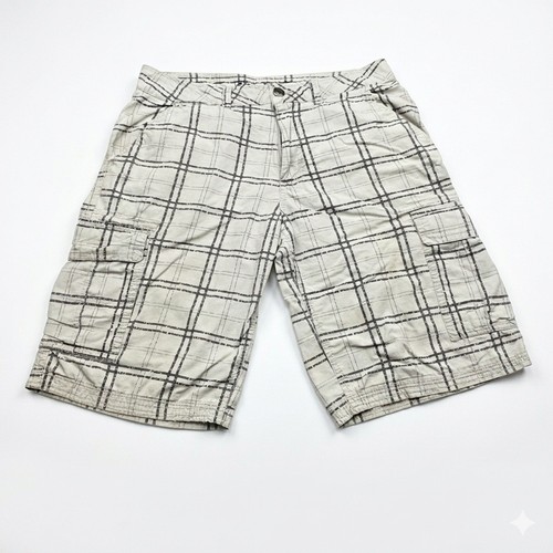 Men machine plaid - 32, cargo