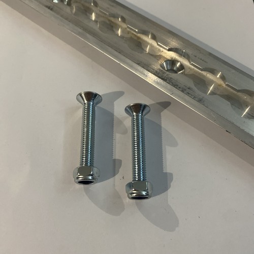 Bolt and nut x 50mm - x,