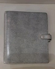 Filofax Finsbury A5 grey pebbled Leather 