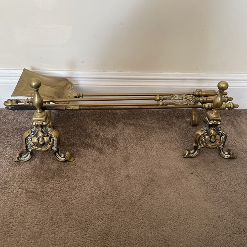 Antique brass and cast iron - antique,