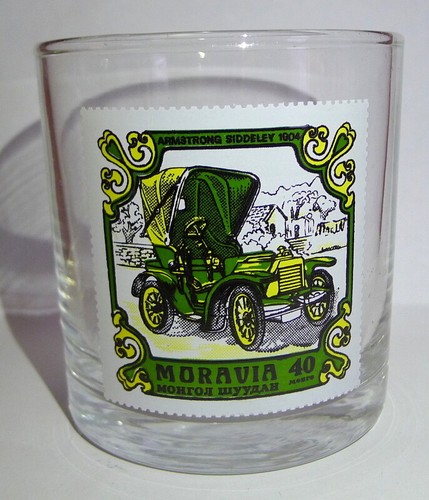 Moravia stamp vintage - stamp, car