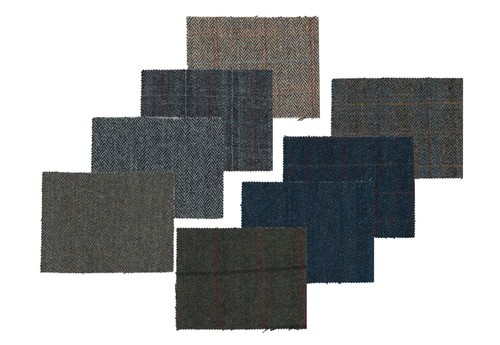 Harris tweed fabric - tweed, cloth