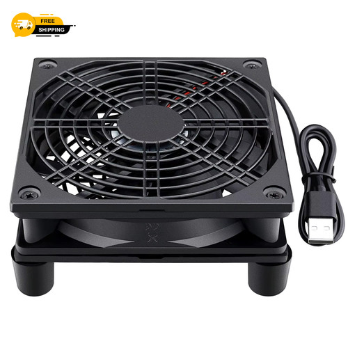 Router cooling fan diy - fan, pc