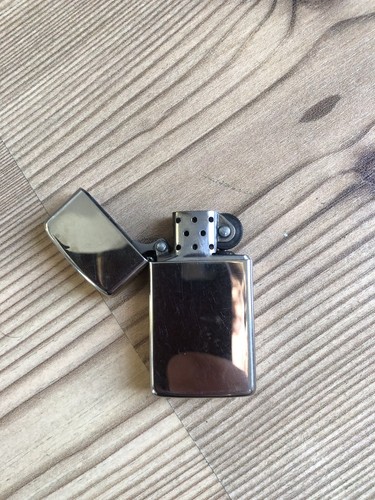 Rare silver plate zippo - rare, slim