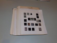(8844) GB STAMP COLLECTION ON BUNDLE OF ALBUM PAGES 100 PICTURES