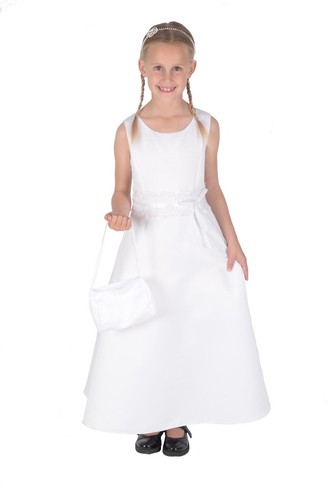 Girls satin holy communion - girls,