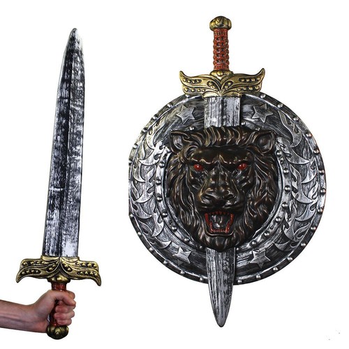 Silver sword shield - shield, toy