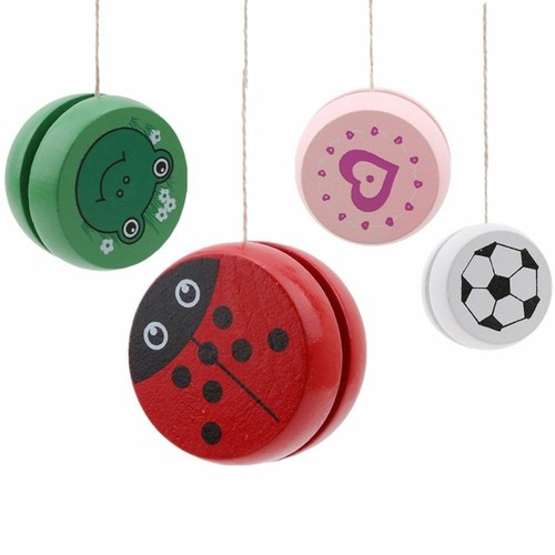 Wooden yoyo toys ladybug kids - toys,