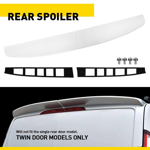 Rear roof spoiler - rear, fit