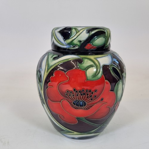 Moorcroft pottery ginger jar - ginger,
