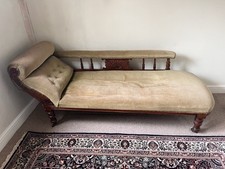 Antique chaise longue - antique,