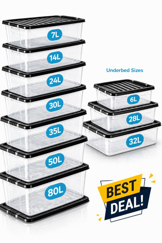 Plastic storage boxes with - plastic,