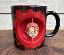Chucky Doll Friends Til The End Spinning Head Mug 2004 Universal Seed of Chucky