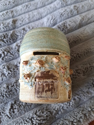 Studio art pottery vase money - pottery, vase/money
