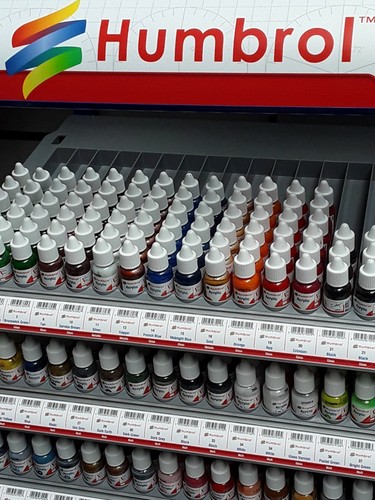 Humbrol acrylic paints - paints, dropper